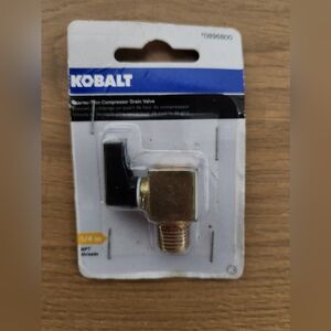KOBALT 1/4" Universal Coupler SHUT OFF VALVE 0896800